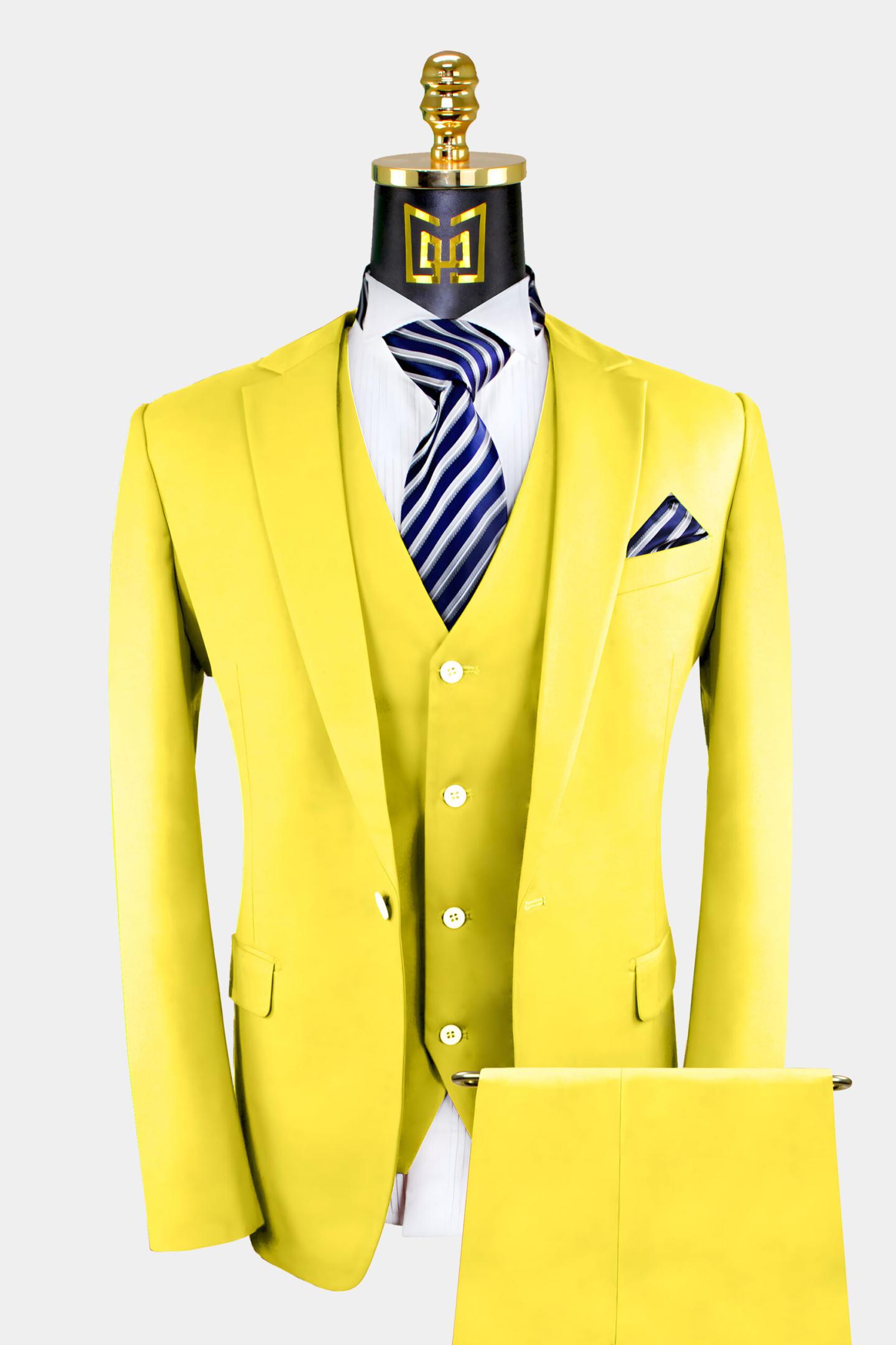 mens yellow suit wedding groom prom tuxedo from gentlemansguru com scaled