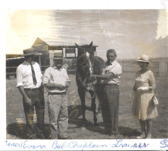 Handlers and horse at Julia Creek Turf Club
